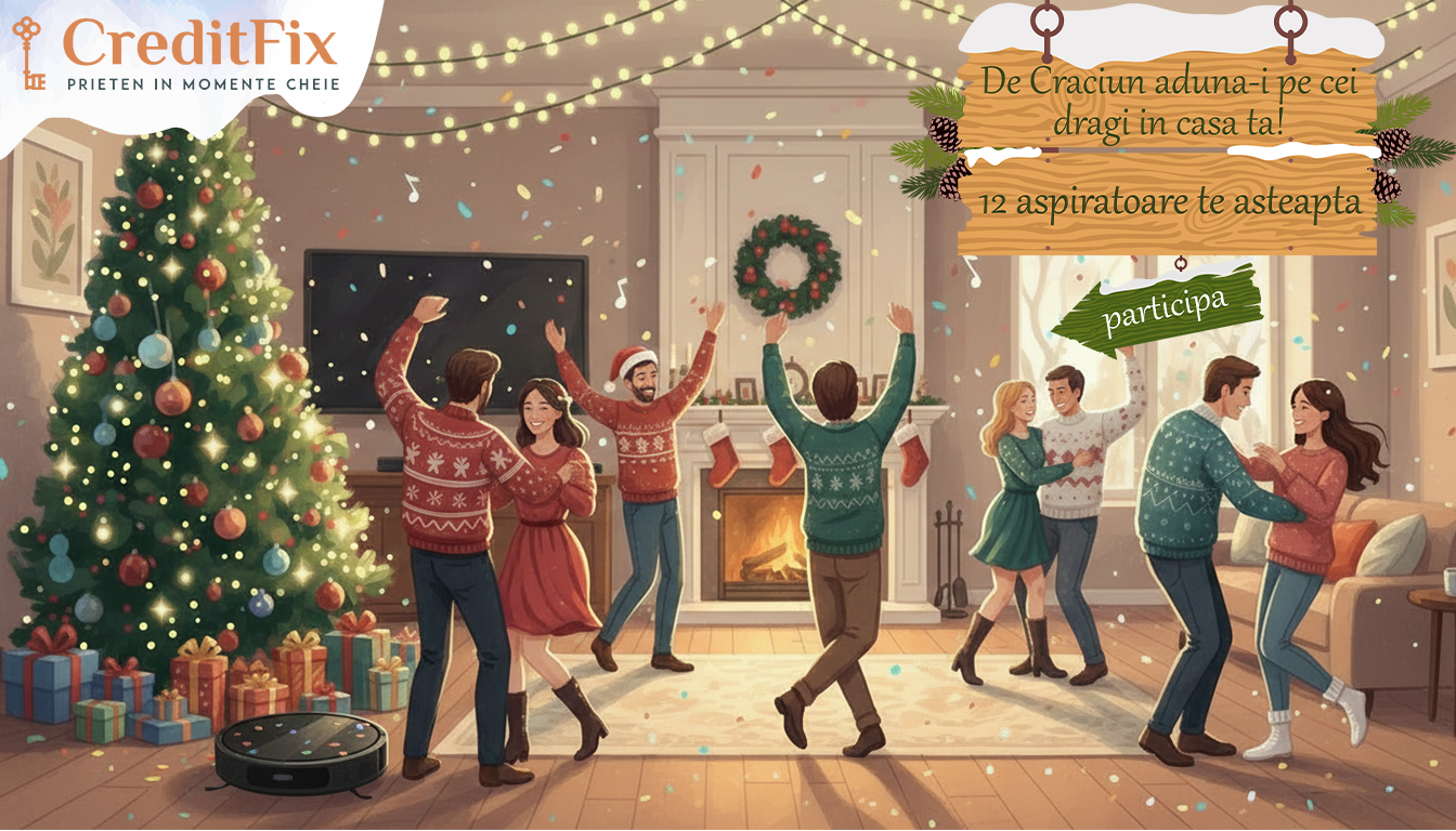 Campanie de Craciun - Castiga unul din cele 12 aspiratoare inteligente