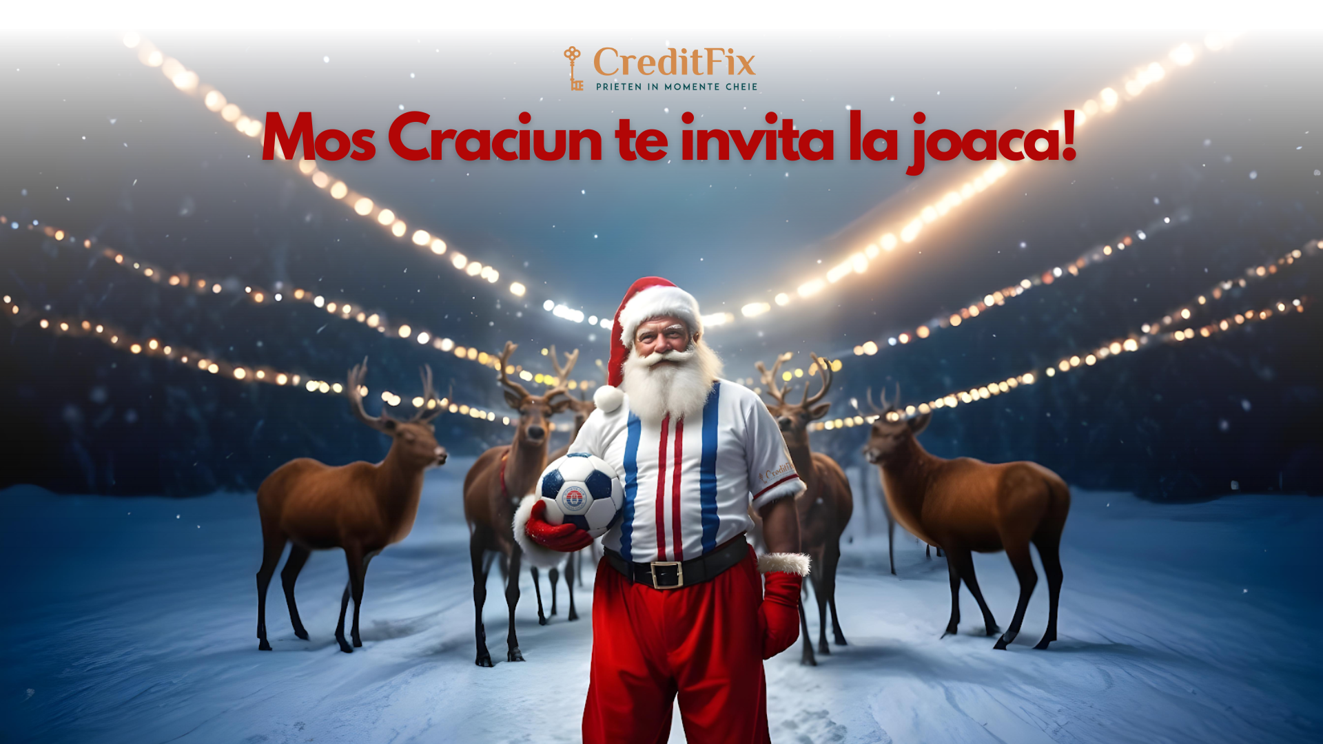 CreditFix iti implineste dorintele, Mos Craciun te invita la joaca!